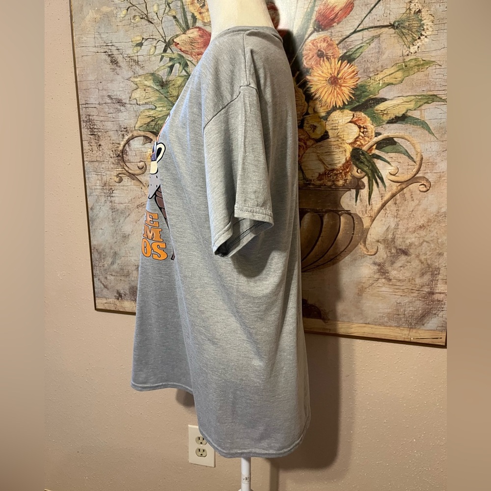 Sz L Hanes ComfortSoft Willie Nelson “Willie Love Them Astros” Heather Gray Tee - Picture 6 of 8